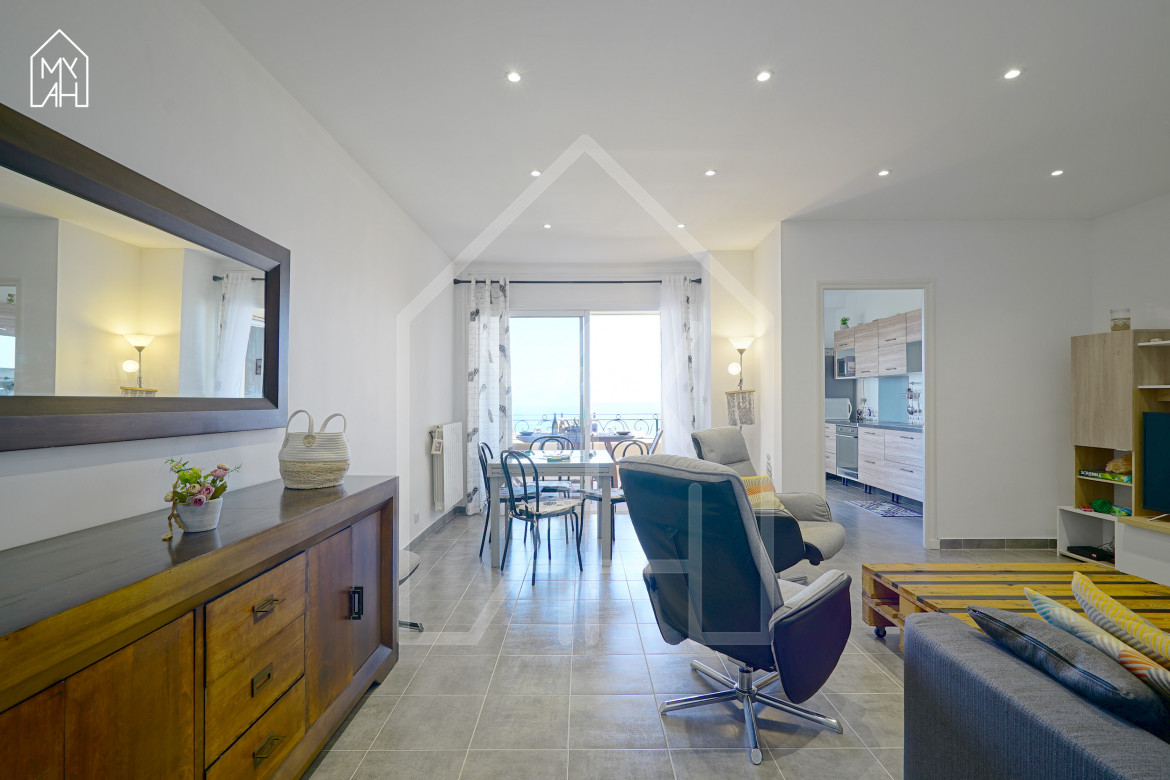 T3 entièrement rénové avec vue mer - Photo #4