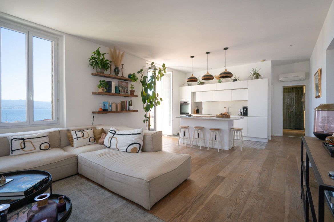 T3 au coeur du triangle d'or, vue mer - Photo #4