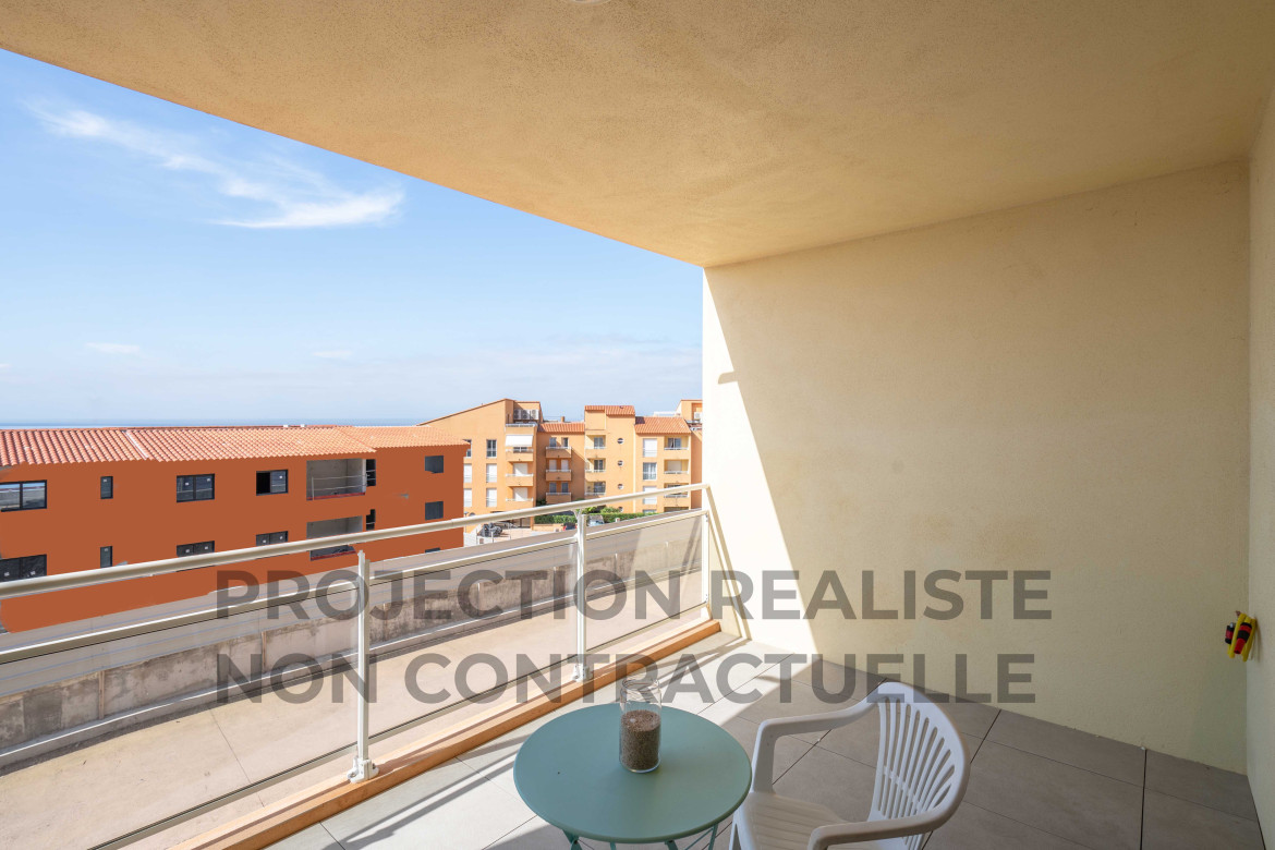 T1 38m2 immeuble récent Santa Lina - Photo #14